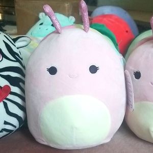 Pink Snail Squishmallow Silvina HTF